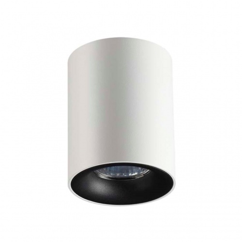 3569/1C HIGHTECH ODL18 000 белый с черным Потолочный накладной светильник GU10 1*50W 220V TUBORINO