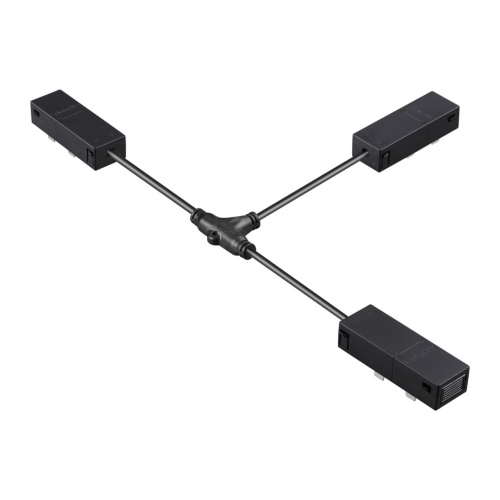 NOVOTECH 135314 PORT NT25 206 черный Гибкий токопроводящий соединитель "T" IP20 90-240V VECTOR