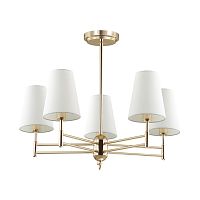 LUMION 4436/5C NEOCLASSI LN26 073 золотой, белый Люстра потолочная E14 5*40W 220V DORIS