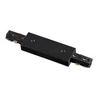 NOVOTECH 135005 PORT NT18 255 черный Соединитель с токопроводом для однофазного трехжильного шинопровода IP20 220V