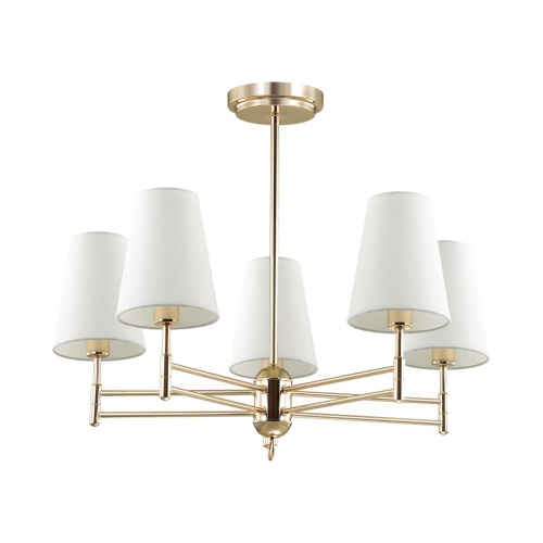 LUMION 4436/5C NEOCLASSI LN26 073 золотой, белый Люстра потолочная E14 5*40W 220V DORIS