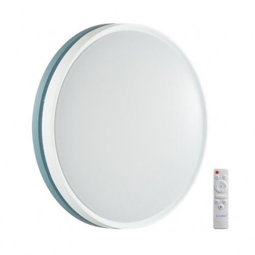 SONEX 7669/EL COLOR SN 98 Светильник пластик/голубой LED 70Вт 3000-6000К D500 IP43 пульт ДУ NOHAVA BLUE