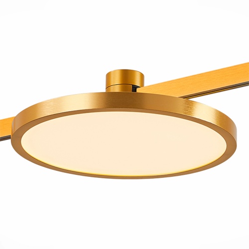 ST818.206.12 Магнитный трековый светильник FARM Золотистый LED 1*10W 3000K 520Lm Ra90 120 IP20 D168xH54 24V ST818.206.12 Магнитный трековый светильник FARM Золотистый LED 1*10W 3000K 520Lm Ra90 120 IP20 D168xH54 24V