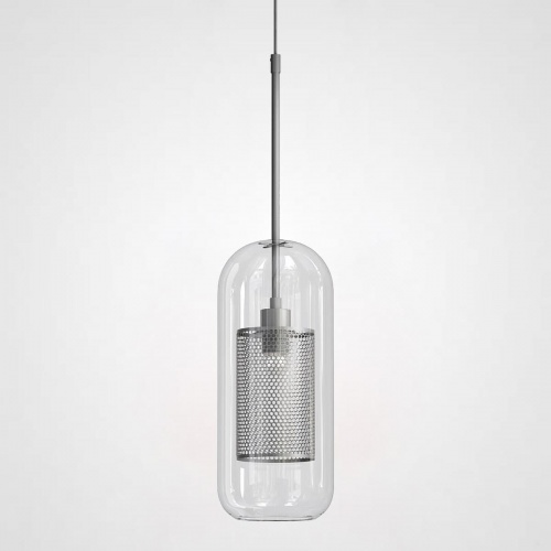 Подвесной светильник CATCH F cylinder silver D12 Подвесной светильник CATCH F cylinder silver D12