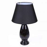 LUMION 8219/1T CLASSI (В 2-Х КОРОБКАХ) LN26 471 черный, керамика/текстиль Настольная лампа Е27 1*60W 220V SHARLIN