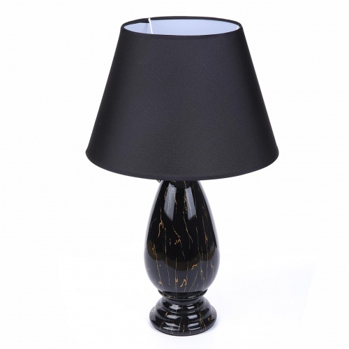 LUMION 8219/1T CLASSI (В 2-Х КОРОБКАХ) LN26 471 черный, керамика/текстиль Настольная лампа Е27 1*60W 220V SHARLIN