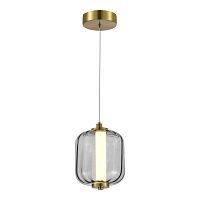 SL1193.313.01 Подвес ST-Luce Латунь/Дымчатый LED 1*10,8W 3000K