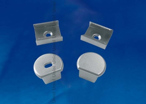 Набор заглушек и скоб для профиля Uniel UFE-N07 SILVER A POLYBAG UL-00000627 фото 2 Набор заглушек и скоб для профиля Uniel UFE-N07 SILVER A POLYBAG UL-00000627 фото 2