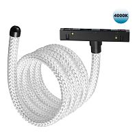 NOVOTECH 359335 KONST NT24 142 черный Трековый светильник для низковольтного шинопровода FLUM IP20 LED 25W 4000K 48V 2420Лм RAMO