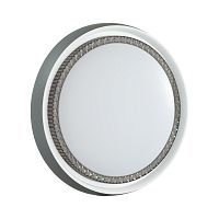 SONEX 7644/DL PALE SN 000 Светильник пластик/белый/серый LED 48Вт 4000К D425 IP43 RAHIG