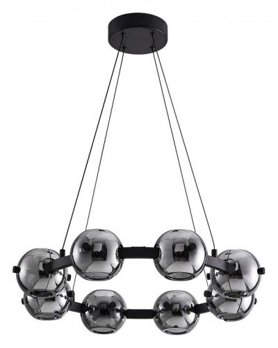Подвесная люстра Arte lamp MARKAB A2471LM-16BK фото 2 Подвесная люстра Arte lamp MARKAB A2471LM-16BK фото 2