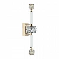 ODEON LIGHT EXCLUSIVE 5426/28WL L-VISION ODL_EX24 000 золотой/белый/дымчатый/коньячный/металл/стекло/акрил Бра LED 28W 3000K KLIFF