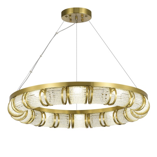 SL6011.303.01 Светильник подвесной ST-Luce Латунь/Прозрачный LED 1*50W SL6011.303.01 Светильник подвесной ST-Luce Латунь/Прозрачный LED 1*50W