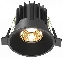 Встраиваемый светильник Maytoni Technical Round DL058-7W2.7K-B