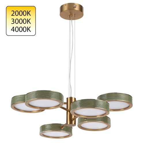 ODEON LIGHT EXCLUSIVE 5450/99LA L-VISION ODL_EX26 019 зеленый/античная бронза/металл/керамика/акрил Люстра LED 99W 2000К/3000K/4000K RIVIERA ODEON LIGHT EXCLUSIVE 5450/99LA L-VISION ODL_EX26 019 зеленый/античная бронза/металл/керамика/акрил Люстра LED 99W 2000К/3000K/4000K RIVIERA