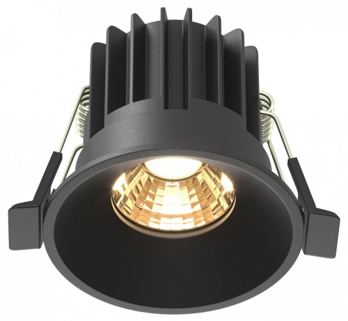 Встраиваемый светильник Maytoni Technical Round DL058-7W2.7K-B Встраиваемый светильник Maytoni Technical Round DL058-7W2.7K-B