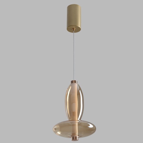 Светильник подвесной Crystal Lux QUASAR SP10W LED AMBER фото 5
