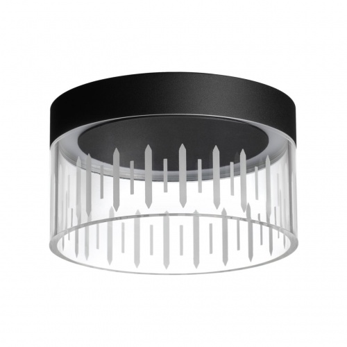 NOVOTECH 359004 OVER NT23 388 черный Светильник накладной светодиодный IP20 LED 4000K 18W 85-265V AURA