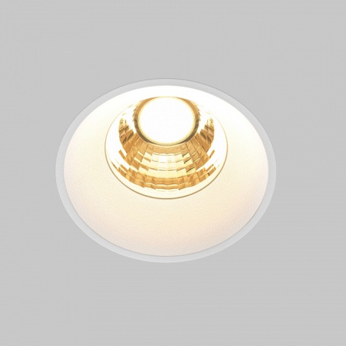 Встраиваемый светильник Maytoni Technical Round DL058-7W2.7K-TRS-W фото 2