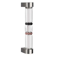 ODEON LIGHT EXCLUSIVE 5456/12WL L-VISION ODL_EX26 045 темный сатин.никель/терракот/черный Настенный светильник LED 12W 4000K COLLIER