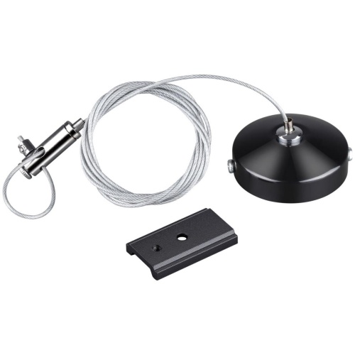 NOVOTECH 135097 SHINO  NT20 133 черный Подвесной комплект с 1-метровым тросом IP20 FLUM