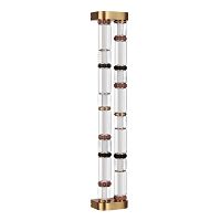 ODEON LIGHT EXCLUSIVE 5455/60WL L-VISION ODL_EX26 043 сатин.латунь/терракот/черный Настенный светильник LED 60W 4000K COLLIER