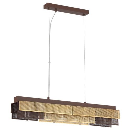 LUMION 8005/4A MODERNI LN26 313 кофе/кофе, золотой металл/металл Подвесной светильник Е14 4*40W 220V DANA