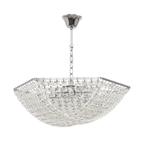 LUMION 8377/5 NEOCLASSI LN26 208 хром/прозрачный, металл/хрусталь Люстра подвесная E27 5*60W 220V AMALIA