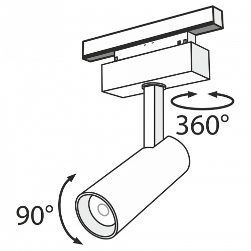 Светильник на штанге Maytoni Technical Focus LED TR019-2-10W4K-B фото 3
