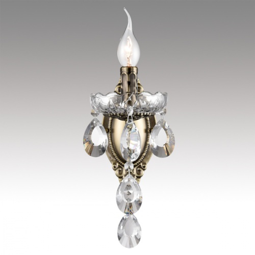 LUMION 8190/1W CLASSI LN26 094 античная бронза, металл/хрусталь Бра E14 1*40W 220V LINN фото 5