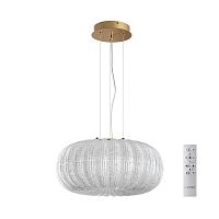 SONEX 7720/36L PIKO LED SN 572 Светильник металл/стекло/прозрачный/золотой LED 36Вт 3000-6500K D400 IP20 пульт ДУ ANGELO