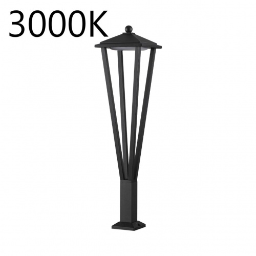 ODEON LIGHT 6655/12GL3 NATURE ODL25 673 черный/металл/акрил Уличный светильник IP65 LED 12W 3000K AC85-265V BEARITZ