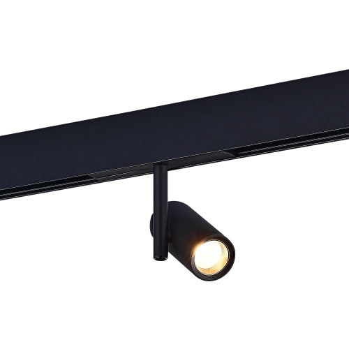 ST808.436.08 Магнитный трековый светильник Черный LED 1*8W 3000K 500Lm Ra>90 36° IP20 D42xH135 48VV ST808.436.08 Магнитный трековый светильник Черный LED 1*8W 3000K 500Lm Ra>90 36° IP20 D42xH135 48VV