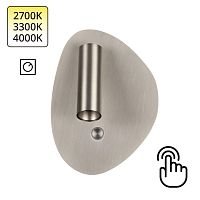 ODEON LIGHT 7184/9WL HIGHTECH ODL26 471 Настенный светильник брашированный никель/металл IP20 LED 9W 580Лм 2700K/3300K/4000K 120° 220-240V ROY
