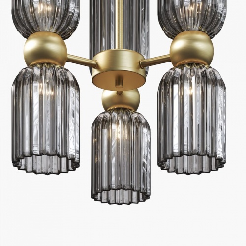 Люстра на штанге Maytoni Antic MOD302PL-06GR фото 5