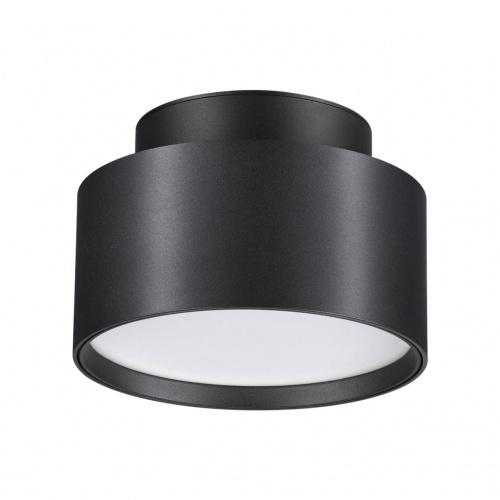 358354 OVER NT20 222 черный Светильник накладной IP20 LED 18W вниз/6W вверх 85-265V 4000K ORO