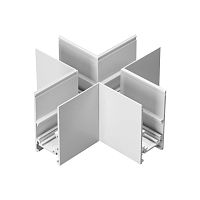 NOVOTECH 135171 SHINO NT23 132 белый Соединитель для низковольтного шинопровода "X-образный" IP20 FLUM