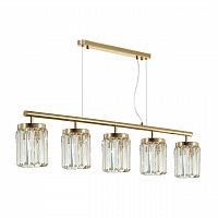 ODEON LIGHT 4987/5 CLASSIC ODL22 639 золотой/хрусталь Люстра E14 5*40W VASSA