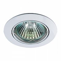 369100 SPOT NT09 346 белый свет Встраиваемый светильник IP20 GX5.3 50W 12V CROWN