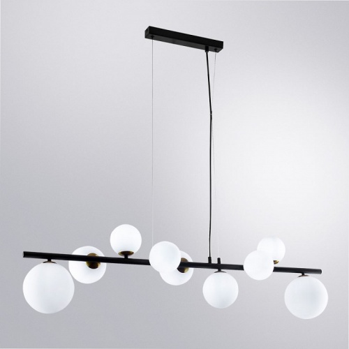 Подвесная люстра Arte Lamp GEMINI A2243SP-9BK фото 3 Подвесная люстра Arte Lamp GEMINI A2243SP-9BK фото 3