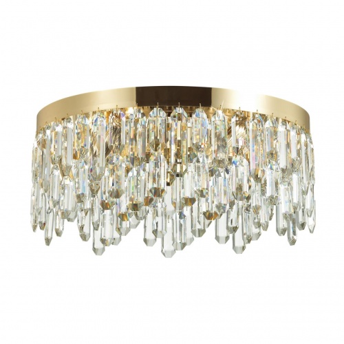 ODEON LIGHT 4986/6C HALL ODL22 631 золотой/хрусталь Люстра потолочная E14 6*40W DAKISA