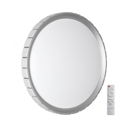 7696/EL PALE SN 90 Светильник пластик/серебристый LED 70Вт 3000-6000К D495 IP43 пульт ДУ KUPI SILVER 7696/EL PALE SN 90 Светильник пластик/серебристый LED 70Вт 3000-6000К D495 IP43 пульт ДУ KUPI SILVER