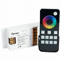Контроллер-регулятор цвета RGB с пультом ДУ Feron LD483 52098