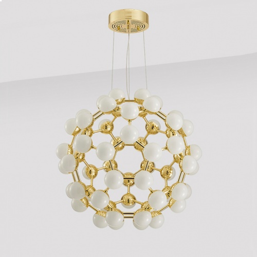 Подвесная люстра MESH D65 Gold фото 12 Подвесная люстра MESH D65 Gold фото 12