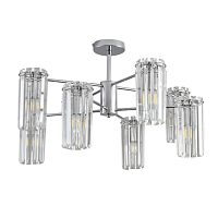 LUMION 8348/8C CLASSI LN26 156 хром/прозрачный, металл/хрусталь Люстра подвесная E14 8*40W 220V FAVLA