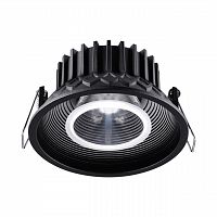 NOVOTECH 358790 SPOT NT21 534 черный Светильник встраиваемый светодиодный IP20 LED 15W 4000K 1600Лм 110-265V BIND