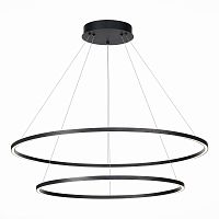 ST605.403.91 Cветильник подвесной SMART ST-Luce Черный/Белый LED 1*91W 2800-6500K