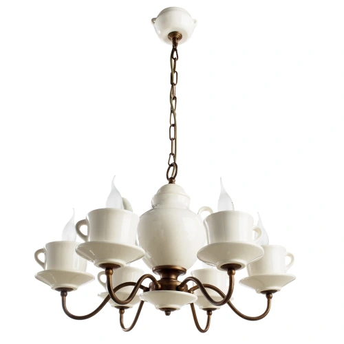 Подвесная люстра Arte Lamp SERVIZIO A6483LM-6WH Подвесная люстра Arte Lamp SERVIZIO A6483LM-6WH