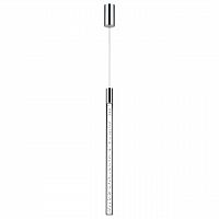 ODEON LIGHT 4370/5L HIGHTECH ODL23 235 хром полированный/акрил с пузырьками Подвесной св-к IP20 LED 4W 200Лм 3000K SPARKY