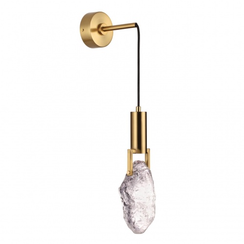 ODEON LIGHT 4372/5WL MIDCENT ODL23 239 античная бронза/металл/стекло Настенный св-к IP20 LED 200Лм 5W 3000K LIA